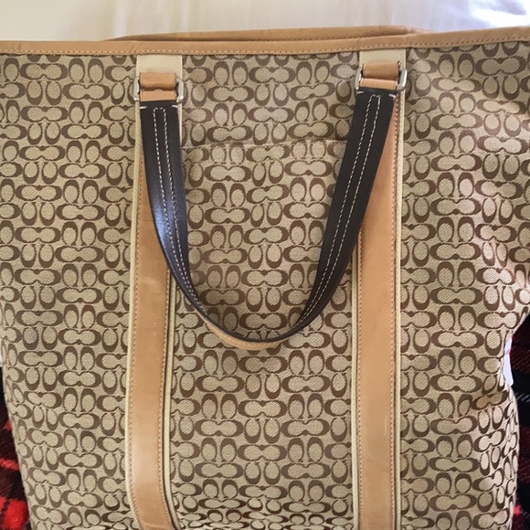 Vintage Coach diaper bag/tote - Picture 2 of 9